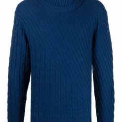 Karl Lagerfeld cable-knit wool-blend jumper