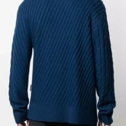 Karl Lagerfeld cable-knit wool-blend jumper