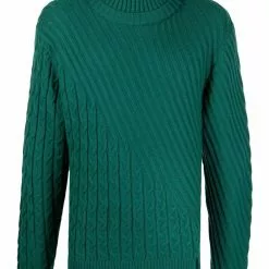 Karl Lagerfeld cable-knit jumper