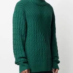 Karl Lagerfeld cable-knit jumper