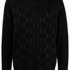 Karl Lagerfeld KL monogram-detail jumper