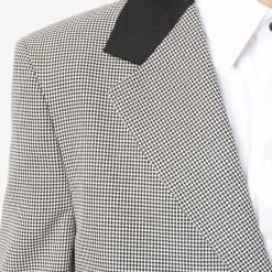 Karl Lagerfeld fitted single-breasted coat