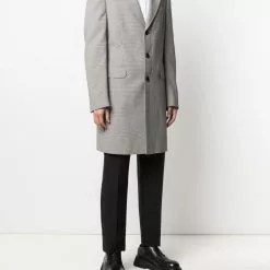 Karl Lagerfeld fitted single-breasted coat