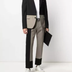 Karl Lagerfeld colour-block trousers