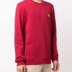 Karl Lagerfeld Ikonik logo-patch sweatshirt