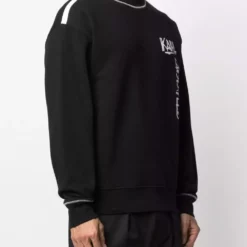 Karl Lagerfeld brushstroke logo-print sweatshirt