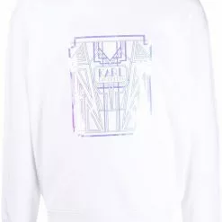 Karl Lagerfeld Art Deco logo-print sweatshirt