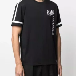 Karl Lagerfeld Brushstroke logo T-shirt