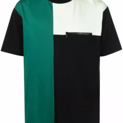 Karl Lagerfeld colour-block print T-shirt