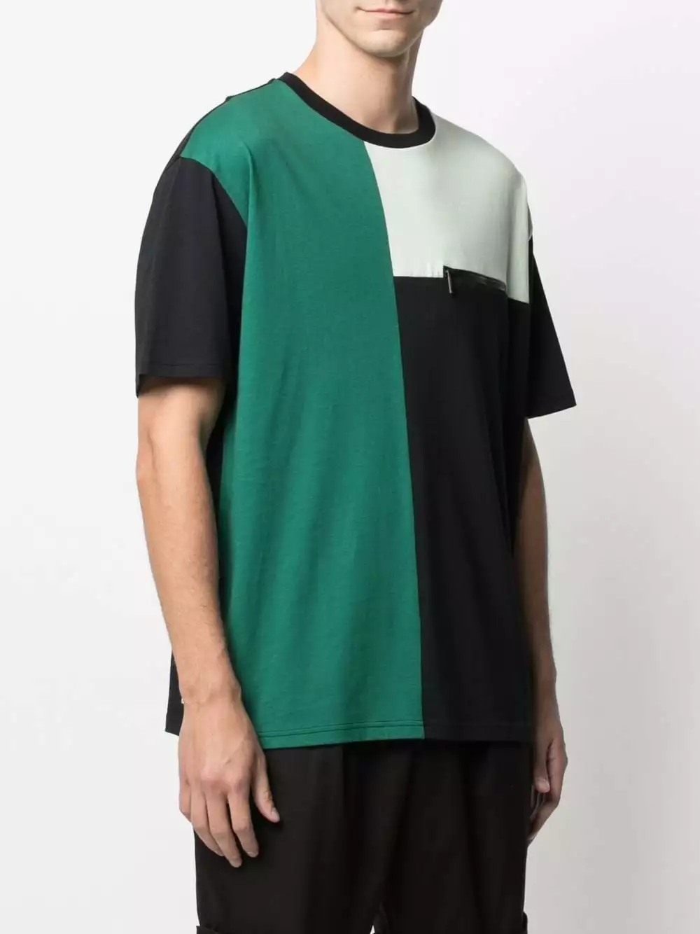 Karl Lagerfeld colour-block print T-shirt
