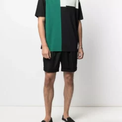 Karl Lagerfeld colour-block print T-shirt