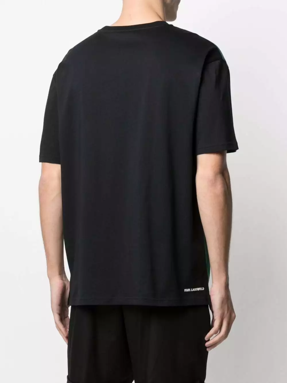 Karl Lagerfeld colour-block print T-shirt