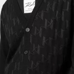 Karl Lagerfeld KL monogram-detail cardigan