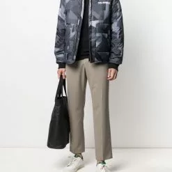 Karl Lagerfeld geometric padded jacket