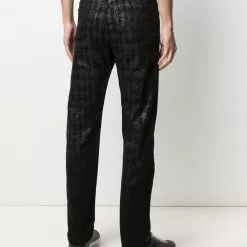 Karl Lagerfeld coated-design jeans