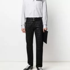Karl Lagerfeld logo address-print shirt