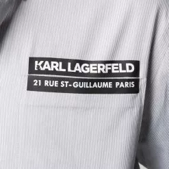 Karl Lagerfeld logo address-print shirt