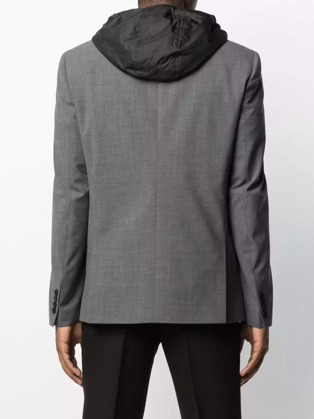 Karl Lagerfeld detachable hood blazer