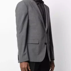 Karl Lagerfeld detachable hood blazer