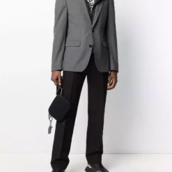 Karl Lagerfeld detachable hood blazer