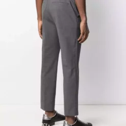 Karl Lagerfeld logo-waistband tailored trousers