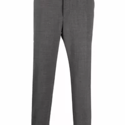 Karl Lagerfeld logo-waistband tailored trousers