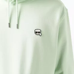 Karl Lagerfeld Ikonik logo-patch hoodie