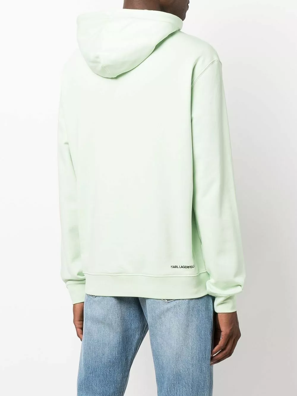 Karl Lagerfeld Ikonik logo-patch hoodie