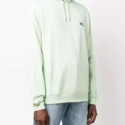 Karl Lagerfeld Ikonik logo-patch hoodie