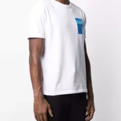 Karl Lagerfeld logo-print chest T-shirt