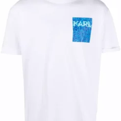 Karl Lagerfeld logo-print chest T-shirt