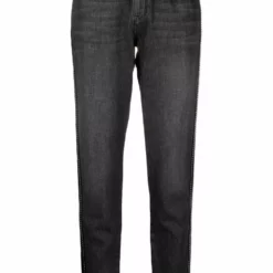 Karl Lagerfeld side-stripe straight-leg jeans