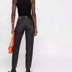 Karl Lagerfeld side-stripe straight-leg jeans