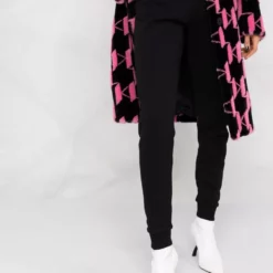 Karl Lagerfeld rhinestone-embellished logo sweatpants