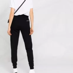 Karl Lagerfeld rhinestone-embellished logo sweatpants
