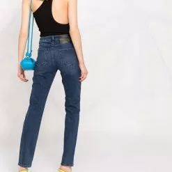 Karl Lagerfeld high-rise skinny-cut jeans