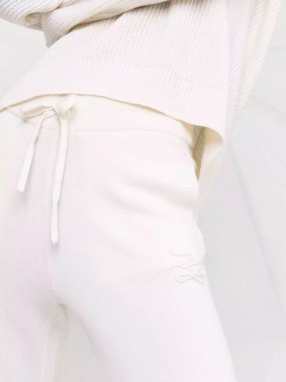 Karl Lagerfeld drawstring knitted track pants