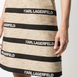 Karl Lagerfeld logo-jacquard skirt