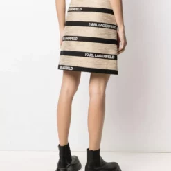 Karl Lagerfeld logo-jacquard skirt