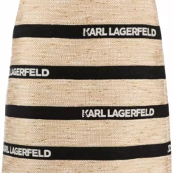 Karl Lagerfeld logo-jacquard skirt