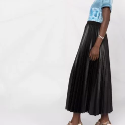 Karl Lagerfeld long pleated skirt