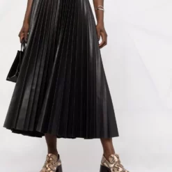 Karl Lagerfeld long pleated skirt