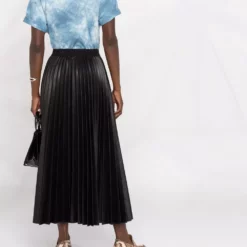 Karl Lagerfeld long pleated skirt