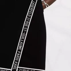 Karl Lagerfeld knitted wrap skirt