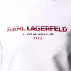 Karl Lagerfeld address logo-print sweatshirt
