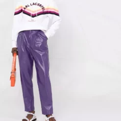 Karl Lagerfeld Stripe Tape drawstring hoodie