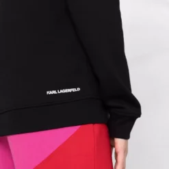 Karl Lagerfeld Ikonik Outline cotton hoodie