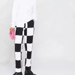 Karl Lagerfeld rhinestone logo neck sweatshirt