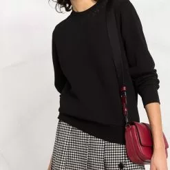 Karl Lagerfeld embellished-logo neckline sweatshirt