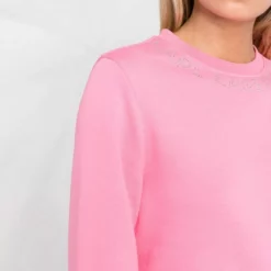 Karl Lagerfeld embellished-neckline sweatshirt